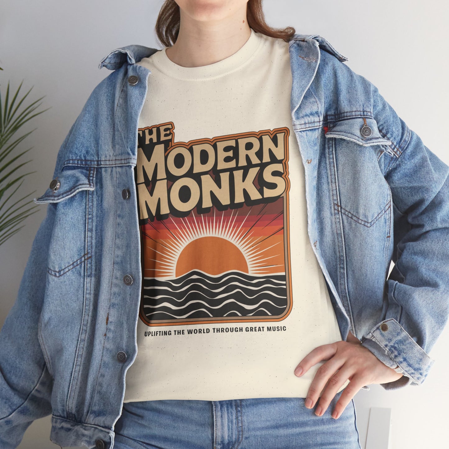Modern Monks Retro Sunrise T-Shirt