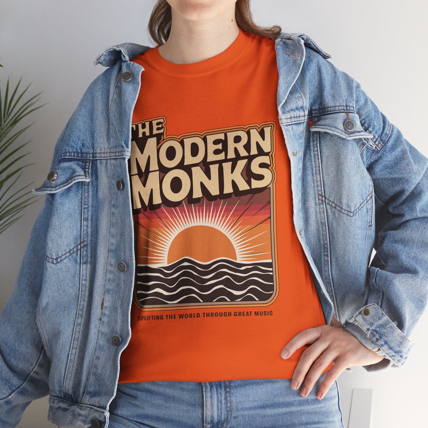 Modern Monks Retro Sunrise T-Shirt