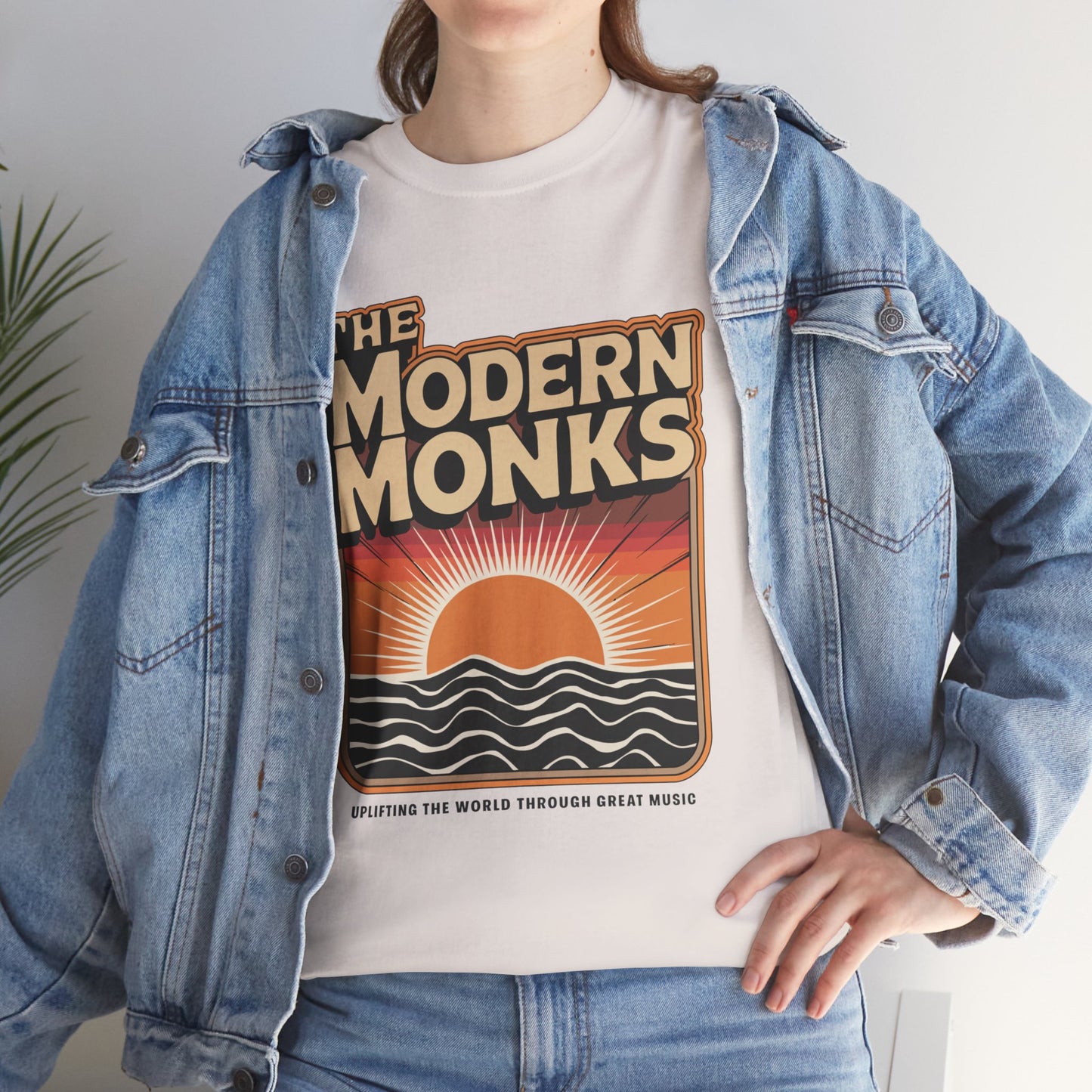 Modern Monks Retro Sunrise T-Shirt