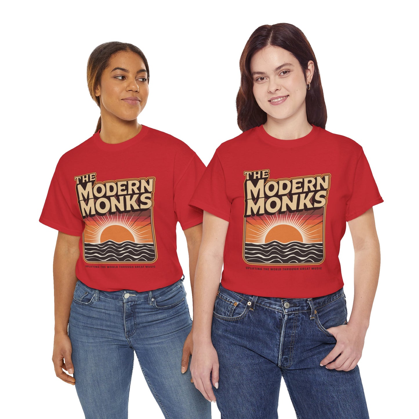 Modern Monks Retro Sunrise T-Shirt